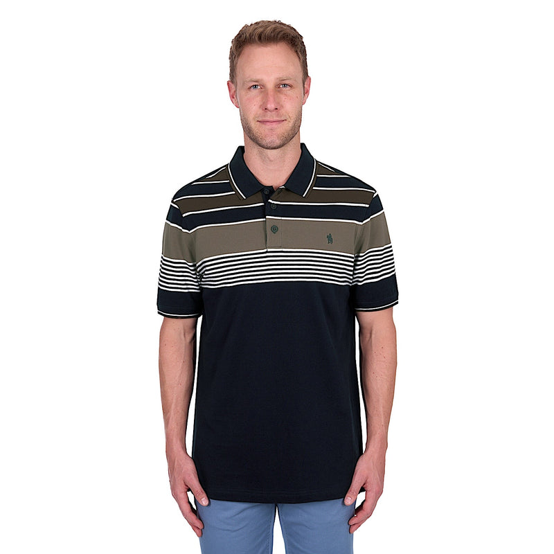 Thomas Cook Men’s Josua Polo - Navy/Tan