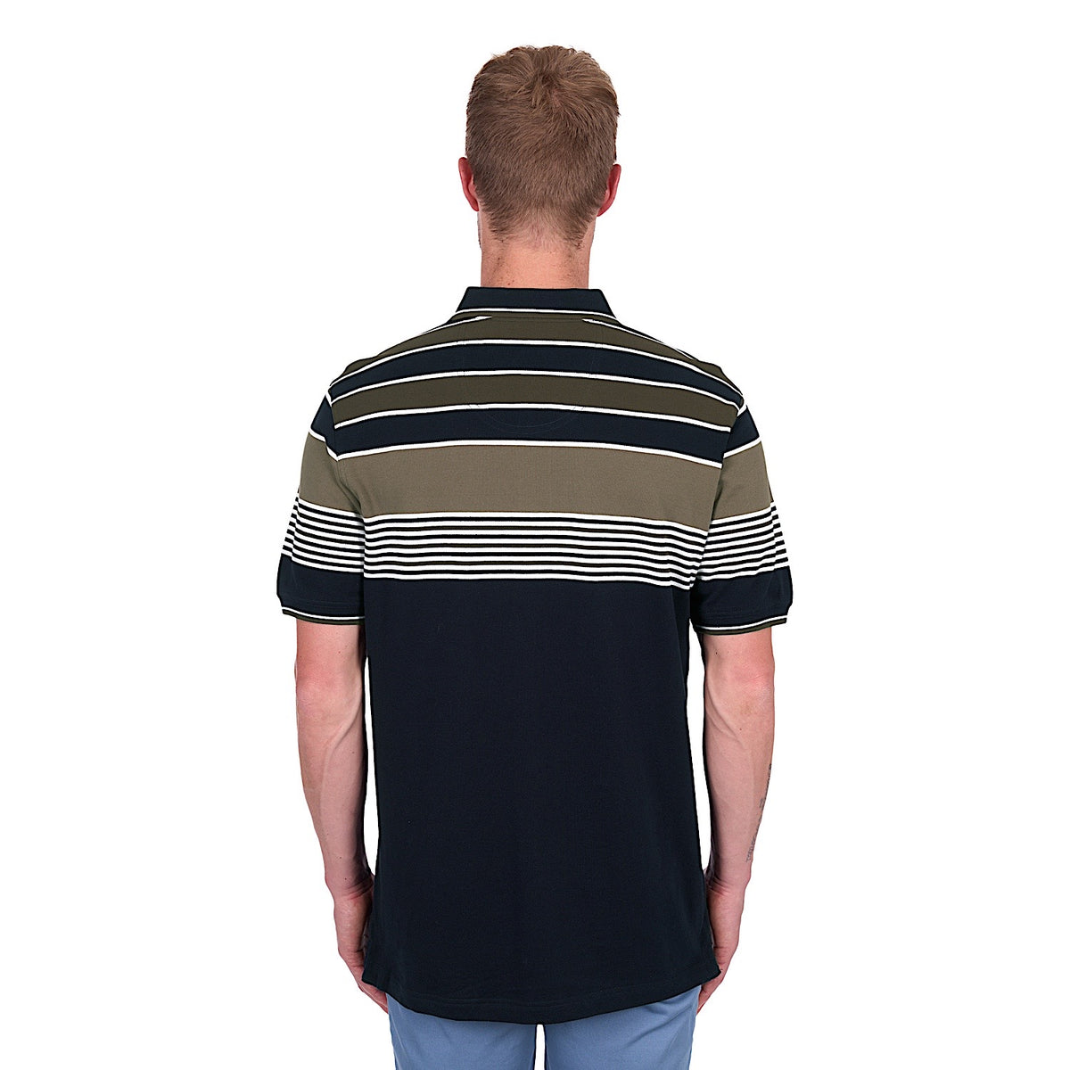 Thomas Cook Men’s Josua Polo - Navy/Tan