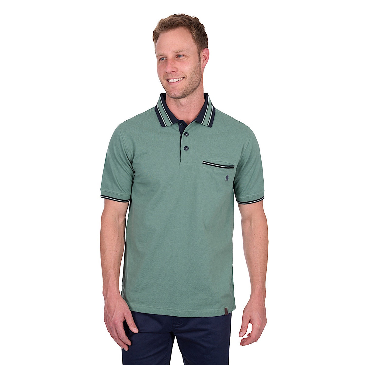 Thomas Cook Men’s Ben Tailored Polo - Sage