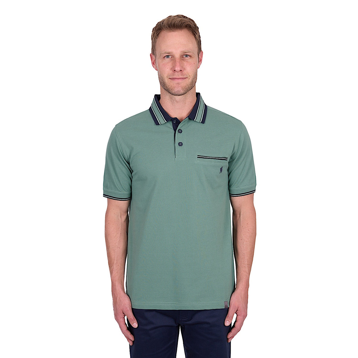 Thomas Cook Men’s Ben Tailored Polo - Sage