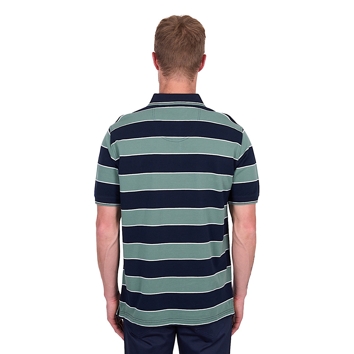 Thomas Cook Men’s Todd Tailored Polo - Navy/Sage