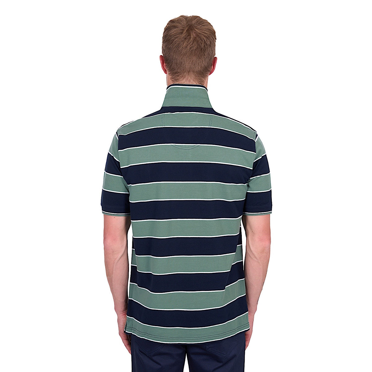 Thomas Cook Men’s Todd Tailored Polo - Navy/Sage