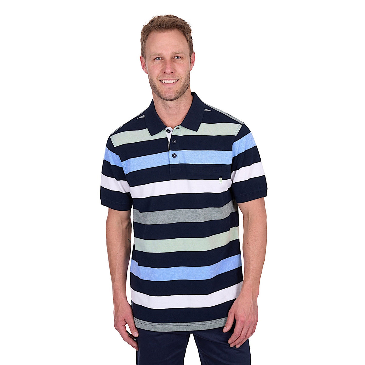 Thomas Cook Men’s Charles Polo - Navy/Green