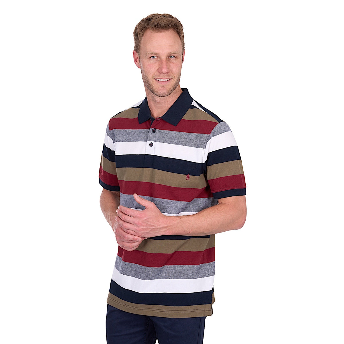 Thomas Cook Men’s Sean Polo - Navy/Red