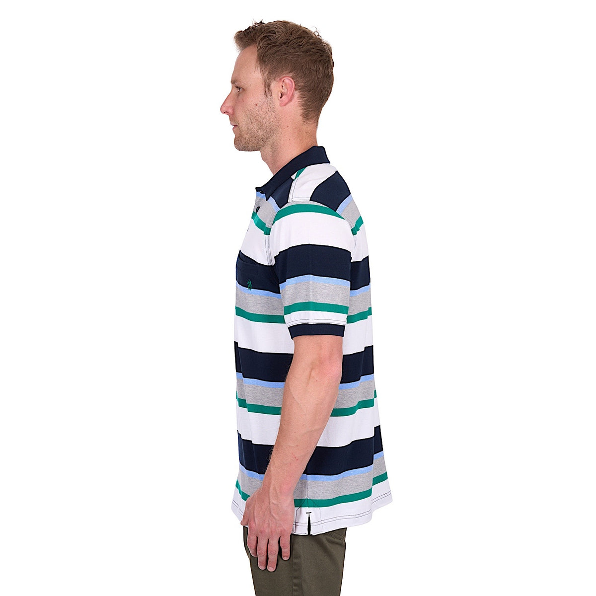 Thomas Cook Men’s Paul Polo - Navy/Grey Marle