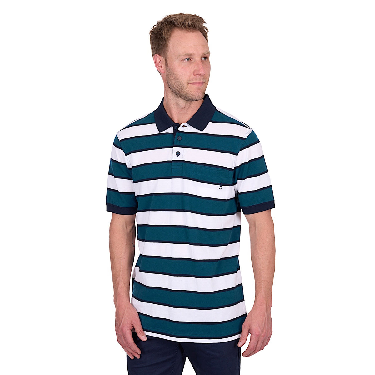 Thomas Cook Men’s Ryan Polo - White/Ocean