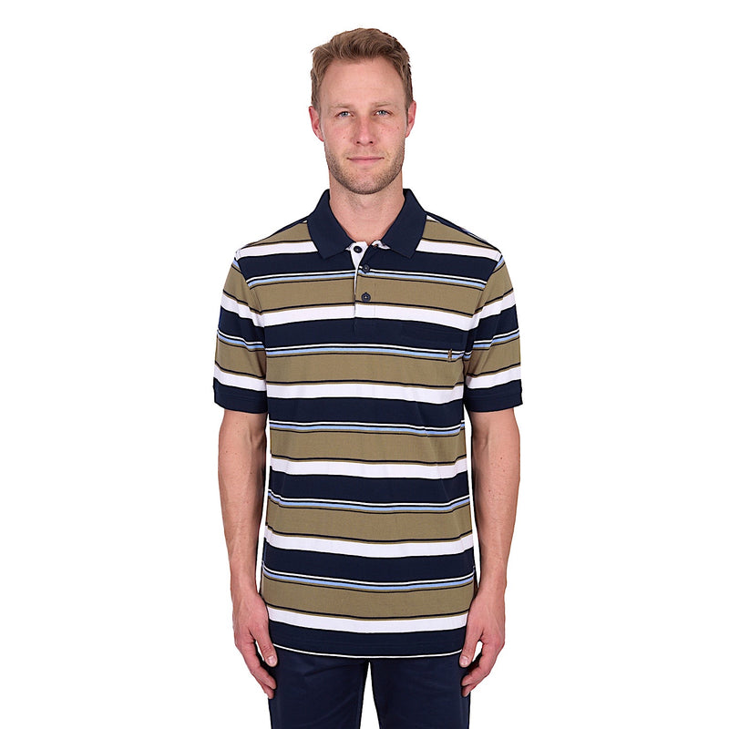 Thomas Cook Men’s Tim Polo - Navy/Tan