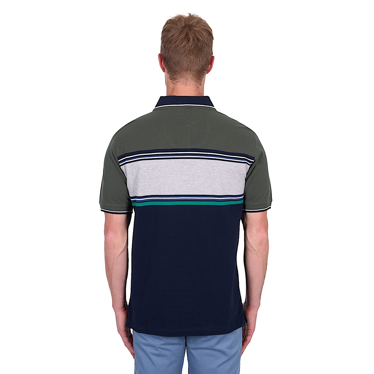 Thomas Cook Men’s Andy Tailored Polo - Navy/Green