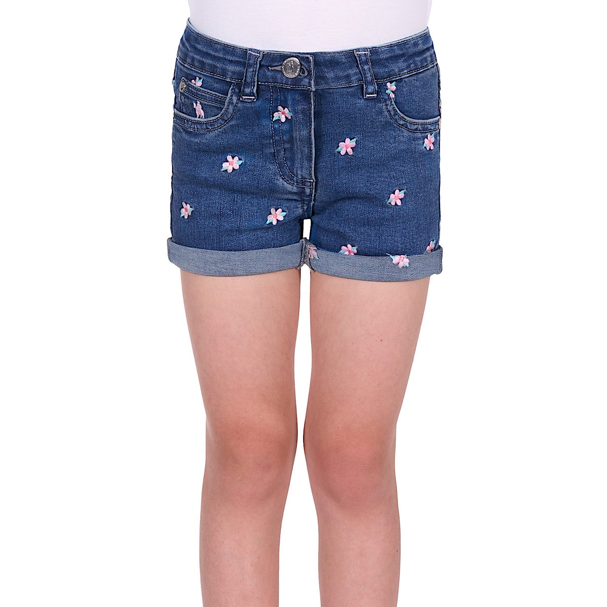 Thomas Cook Girl’s Hailey Denim Short - Mid Wash