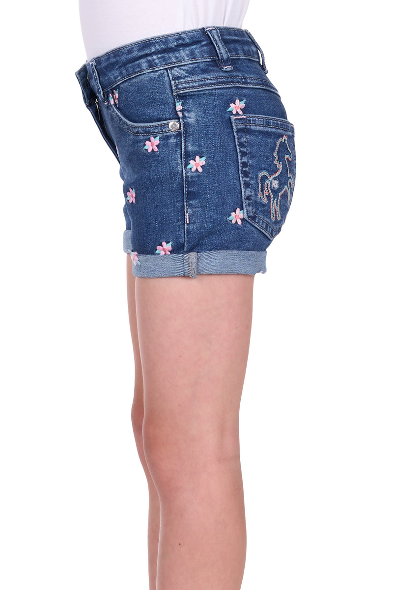 Thomas Cook Girl’s Hailey Denim Short - Mid Wash