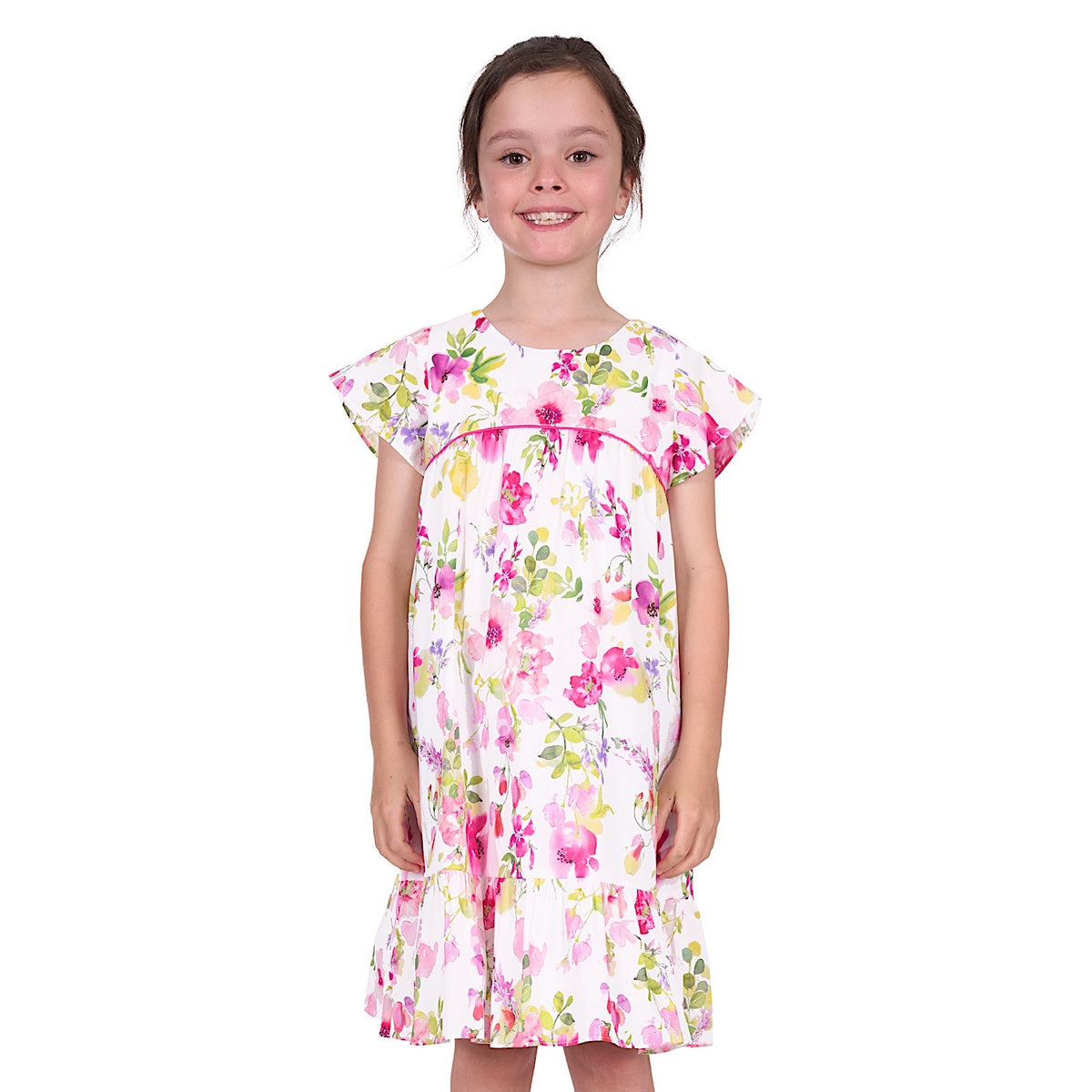 Thomas Cook Girl’s Flora Dress - Pink/Multicoloured