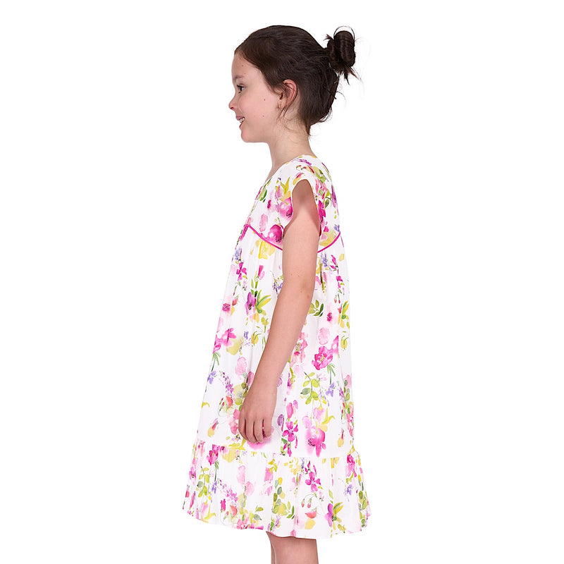 Thomas Cook Girl’s Flora Dress - Pink/Multicoloured