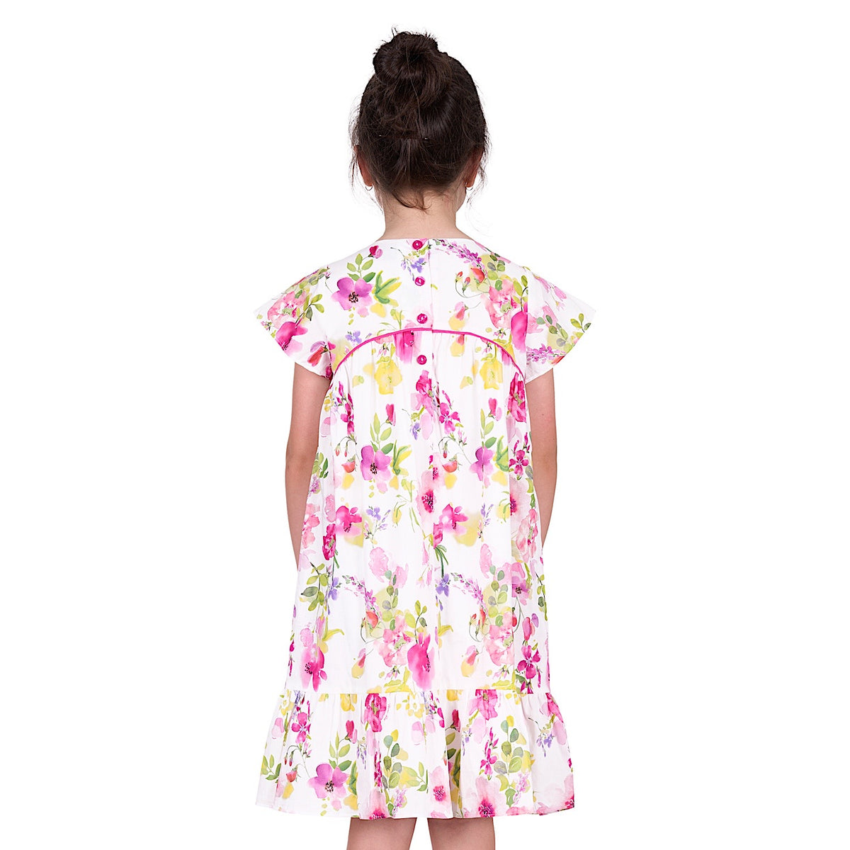 Thomas Cook Girl’s Flora Dress - Pink/Multicoloured