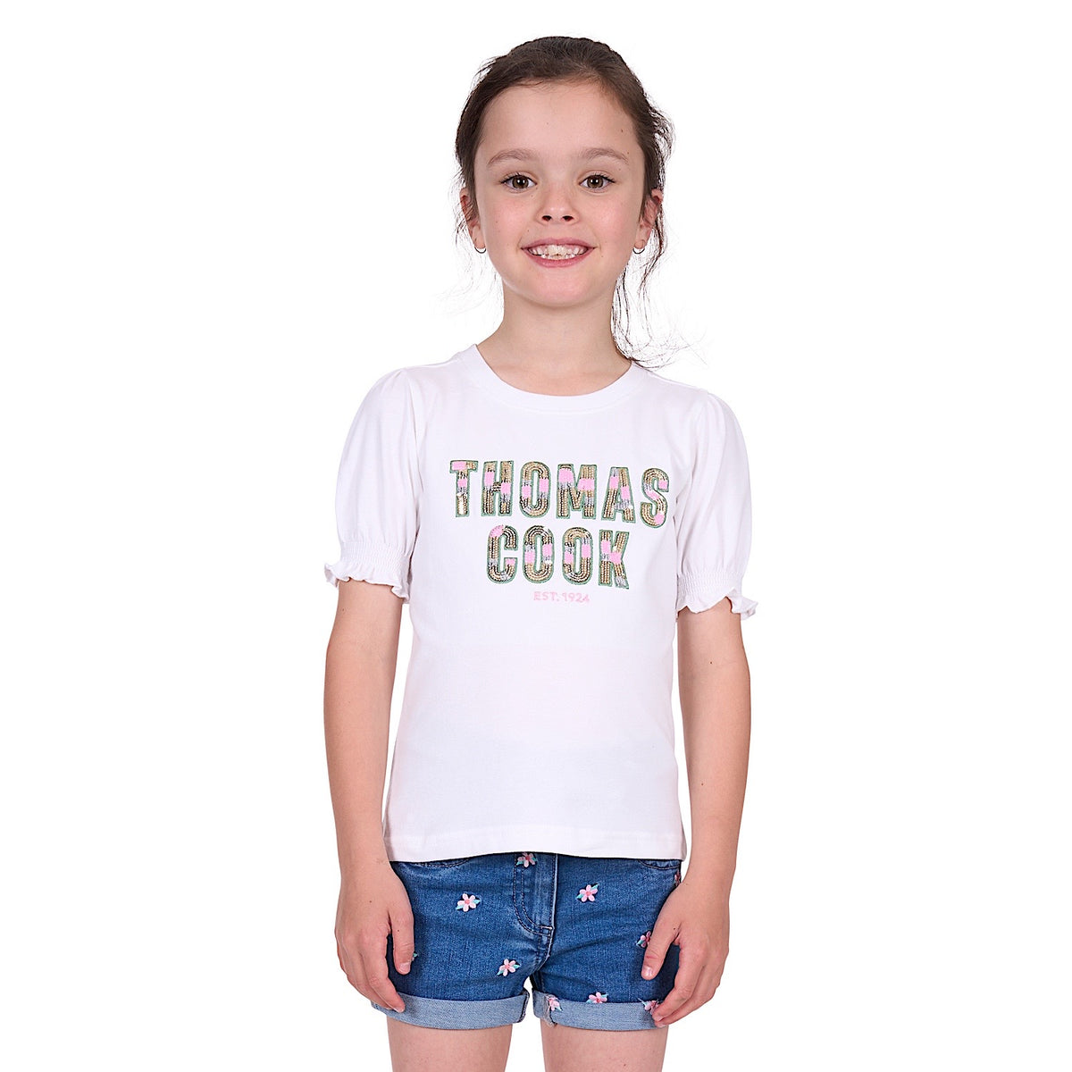 Thomas Cook Girl’s Cleo Tee - White
