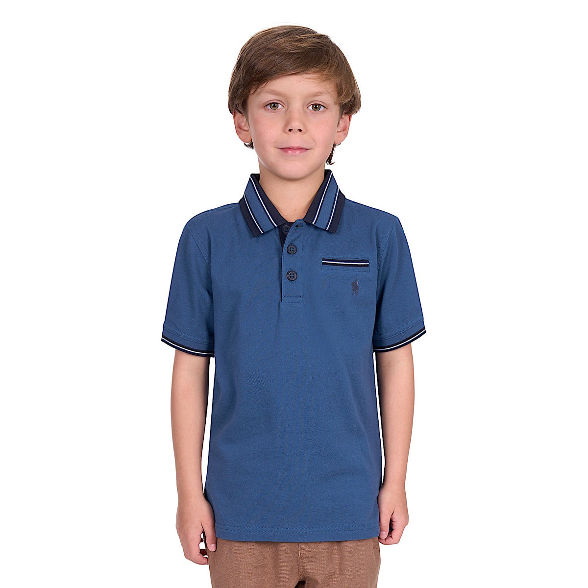Thomas Cook Boy’s Ben Polo - Blue Ocean