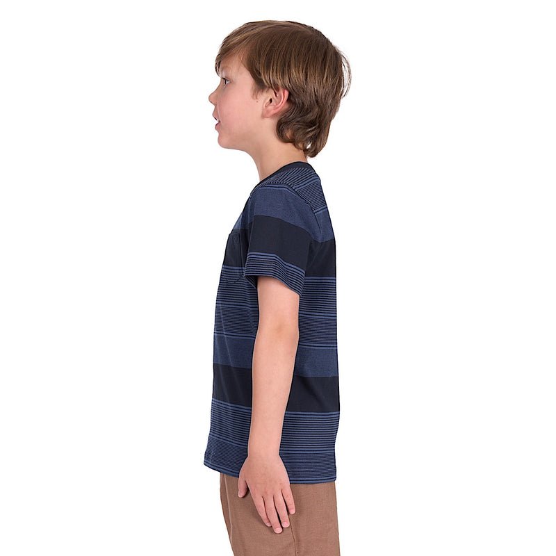 Thomas Cook Boy’s Edward Tee - Navy/Blue Ocean