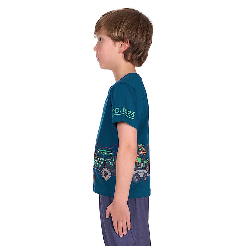 Thomas Cook Boy’s Lucas Henley Tee - Blue Ocean