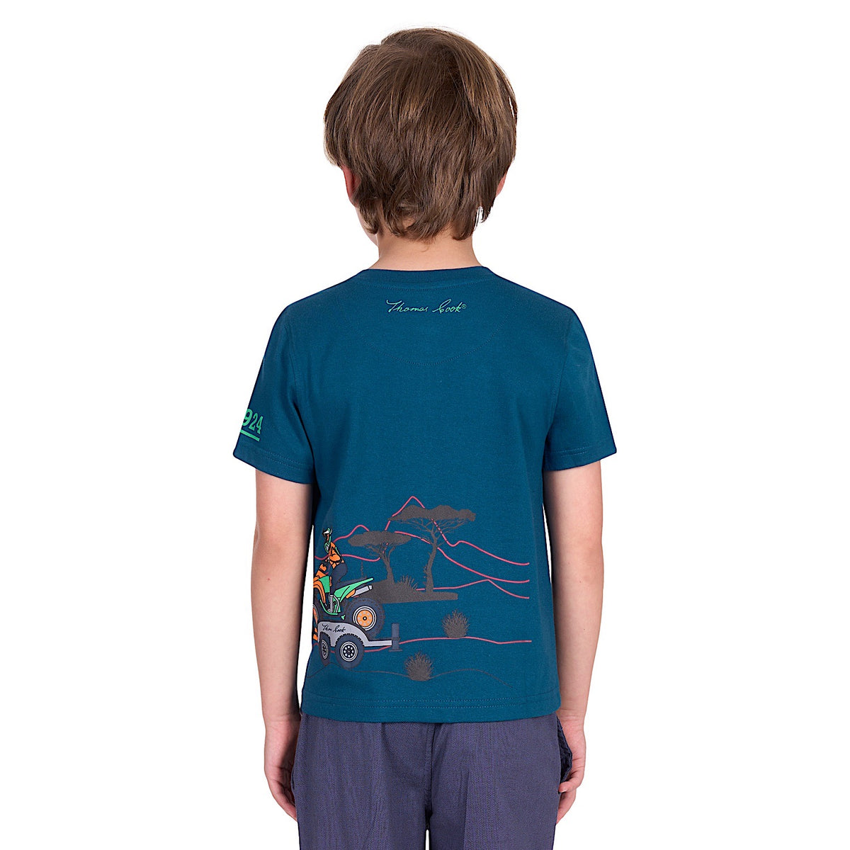 Thomas Cook Boy’s Lucas Henley Tee - Blue Ocean