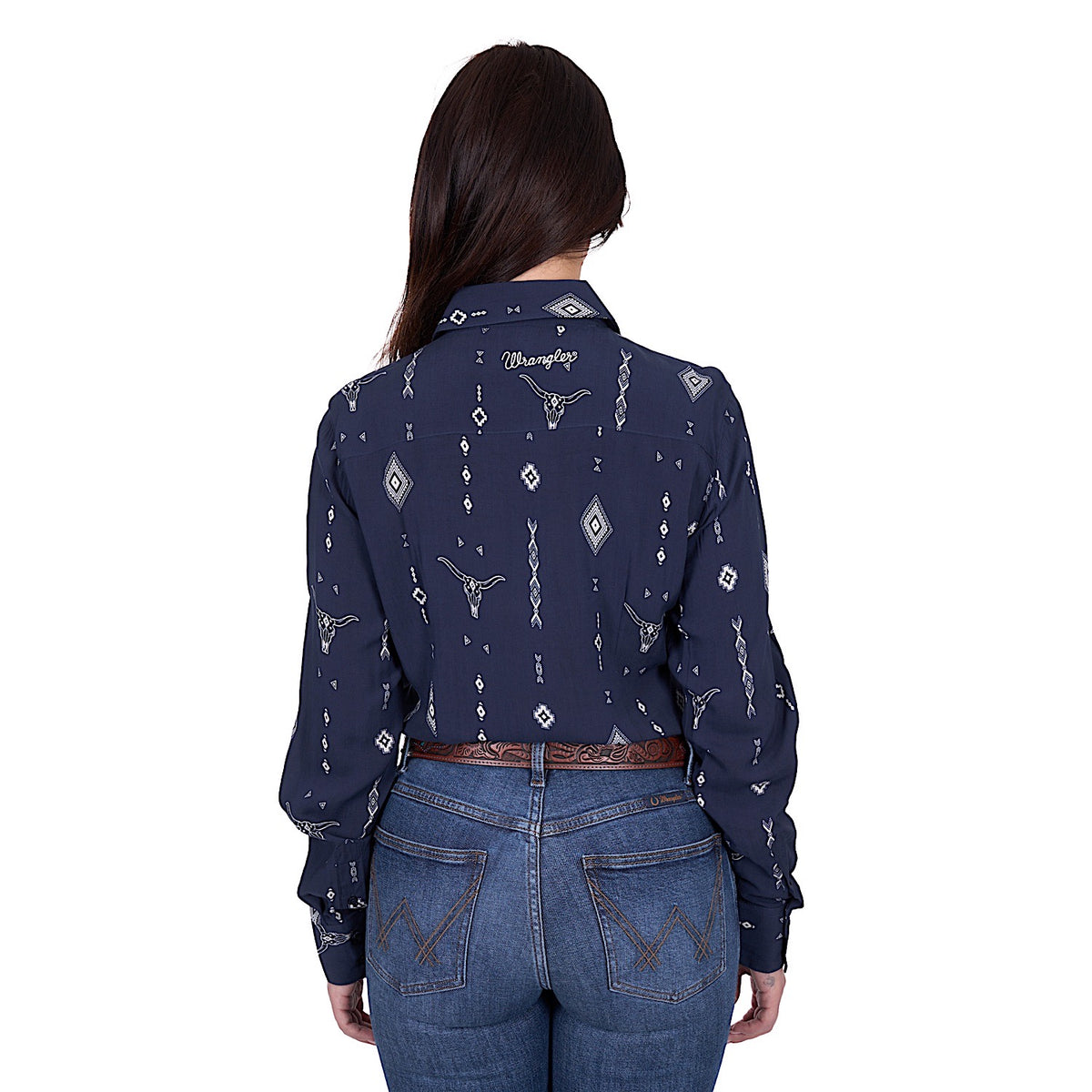 Wrangler Women’s Austin Shirt - Navy