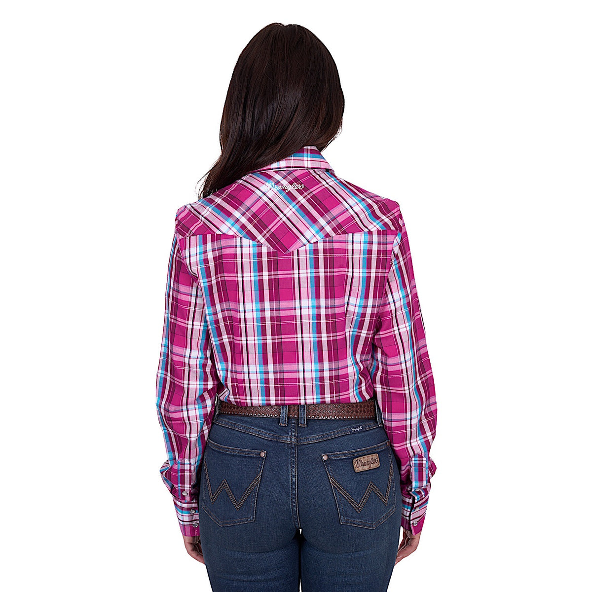 Wrangler Women’s Molly Check Shirt - Pink