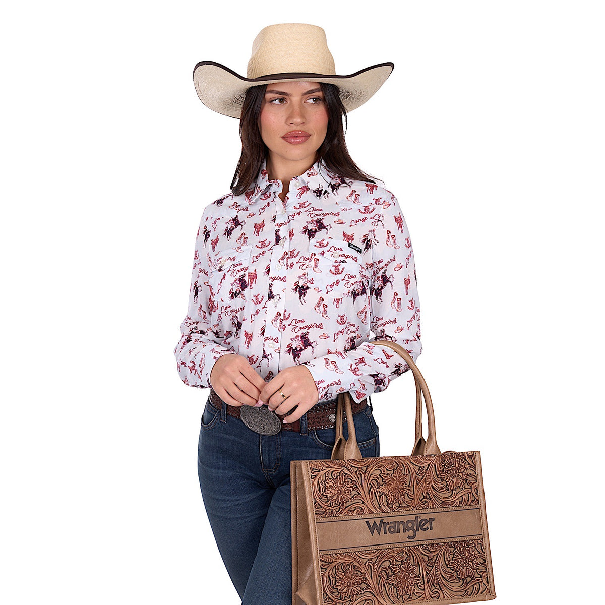 Wrangler Women’s Doreen Shirt - Light Blue
