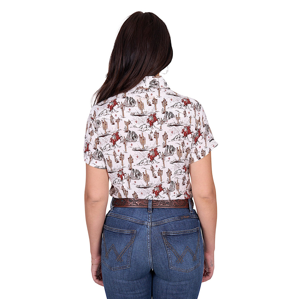 Wrangler Women’s Celeste Short Sleeve Shirt - Egret