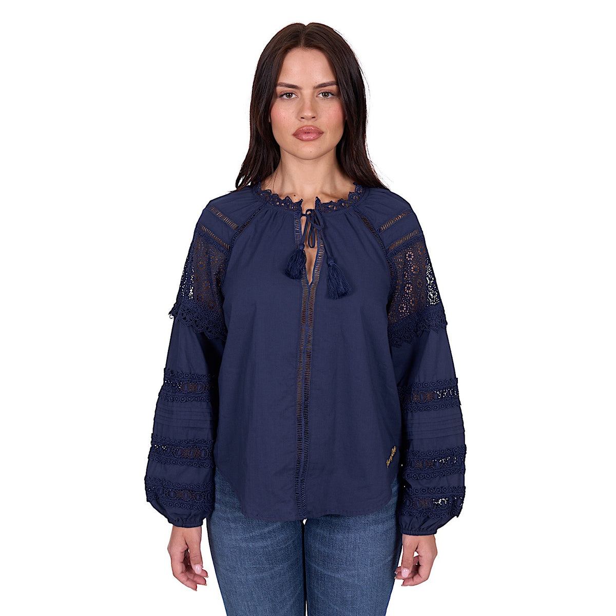 Wrangler Women’s Tamara Blouse - Navy