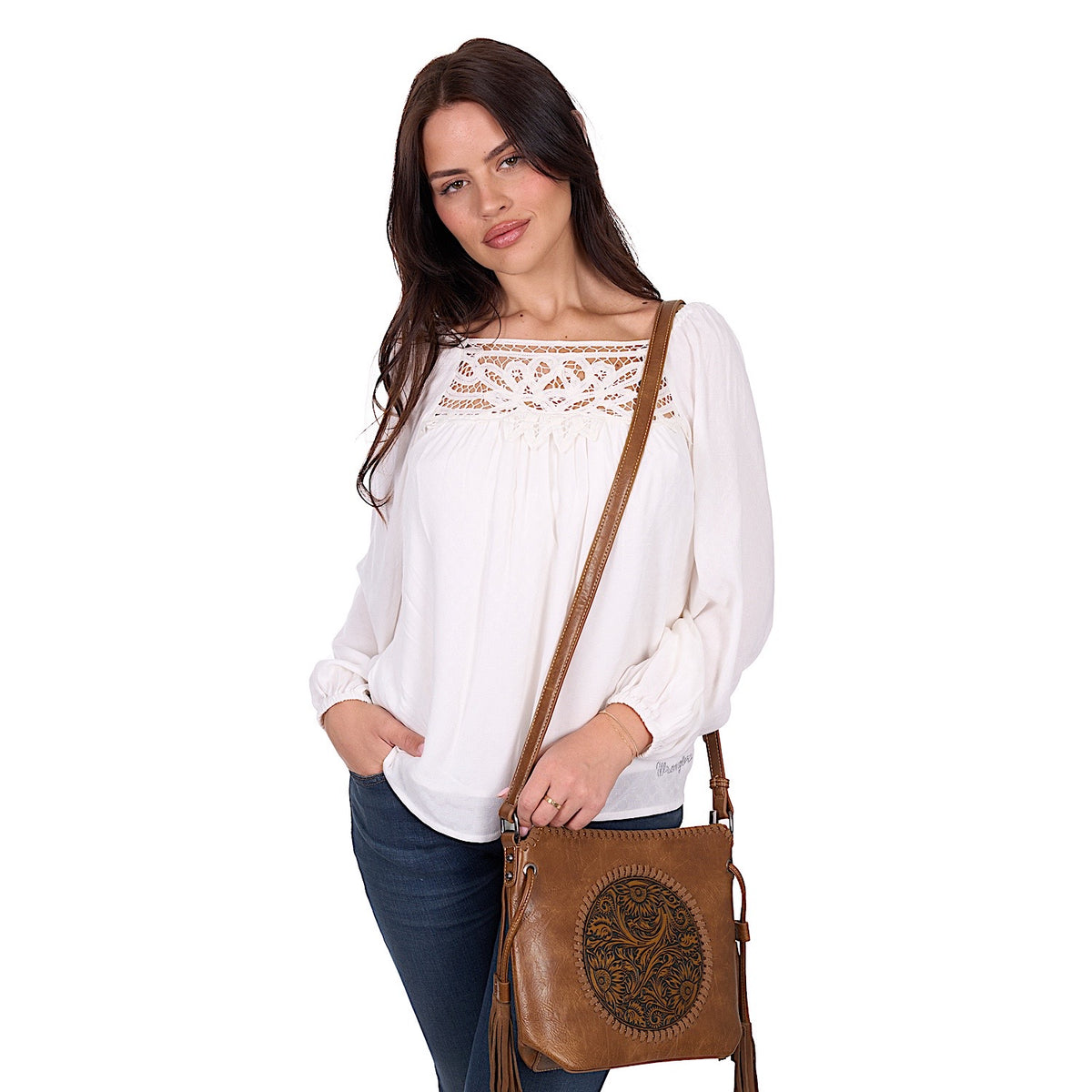 Wrangler Women’s Daria Blouse - Ivory