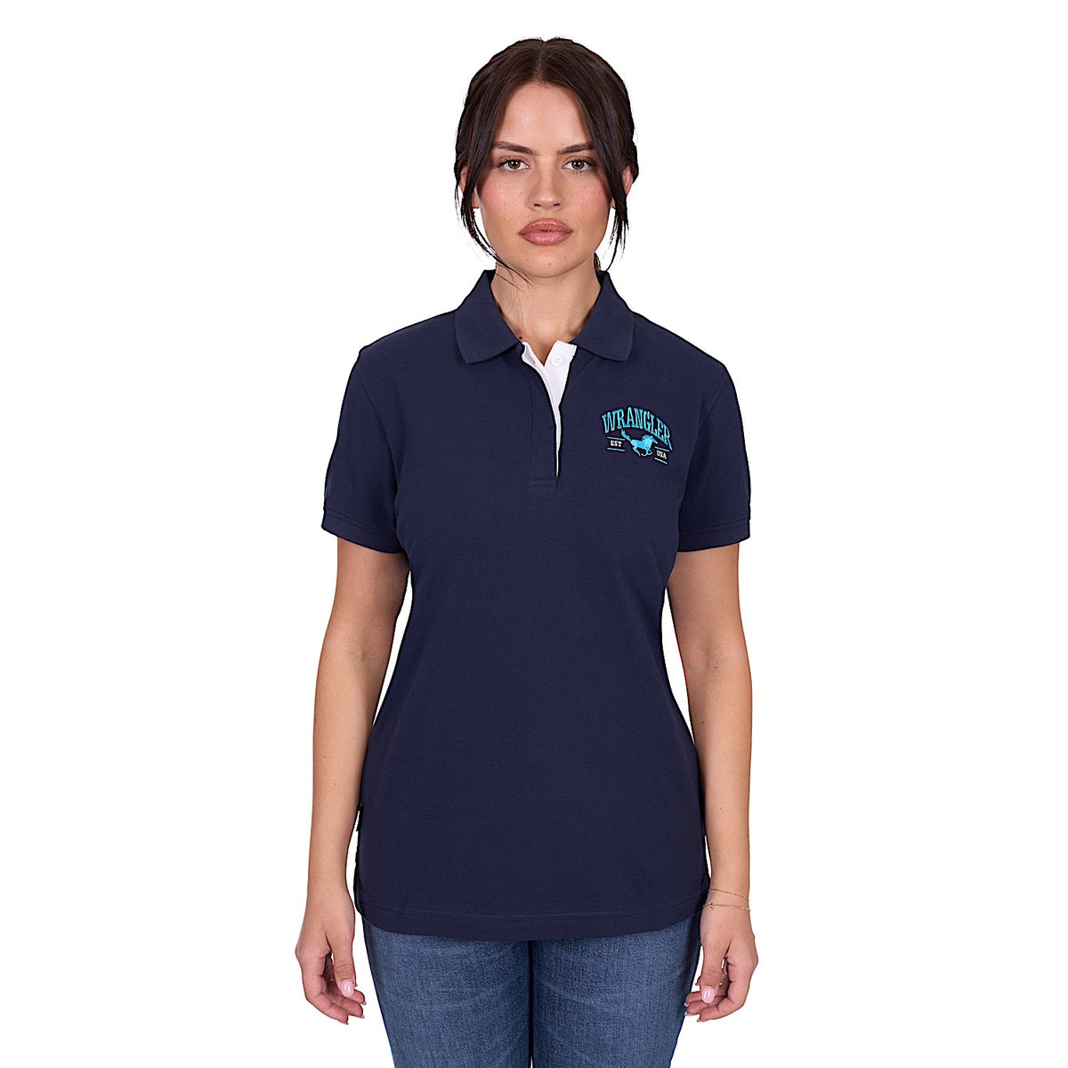 Wrangler Women’s Eliza Polo - Navy