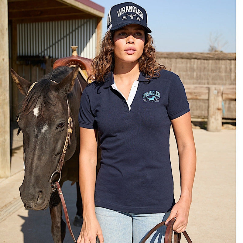 Wrangler Women’s Eliza Polo - Navy