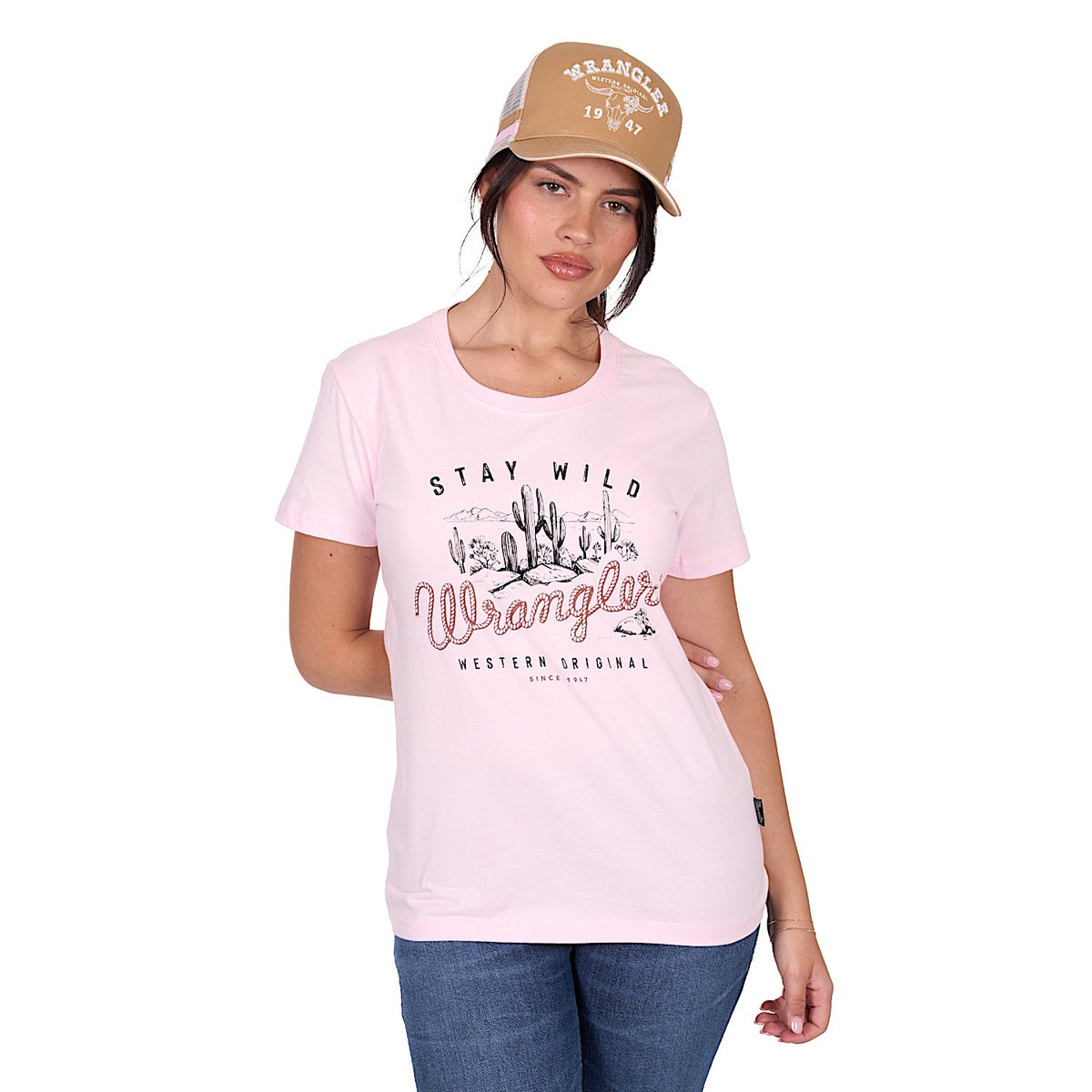 Wrangler Women’s Tahlia Tee - Blush