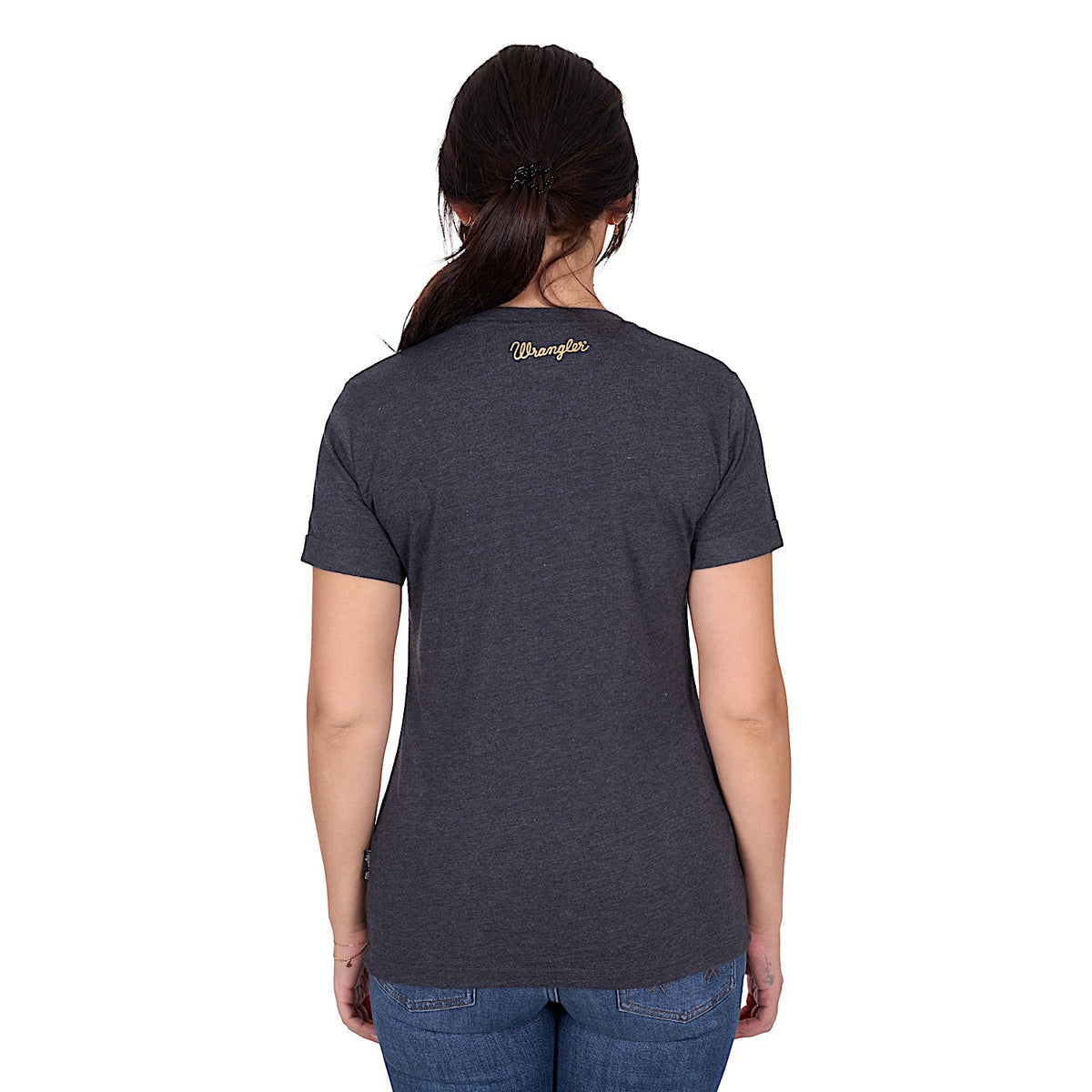 Wrangler Women’s Irene Tee - Charcoal Marle