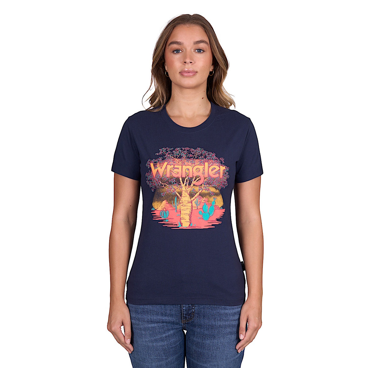 Wrangler Women’s Lottie Tee - Navy