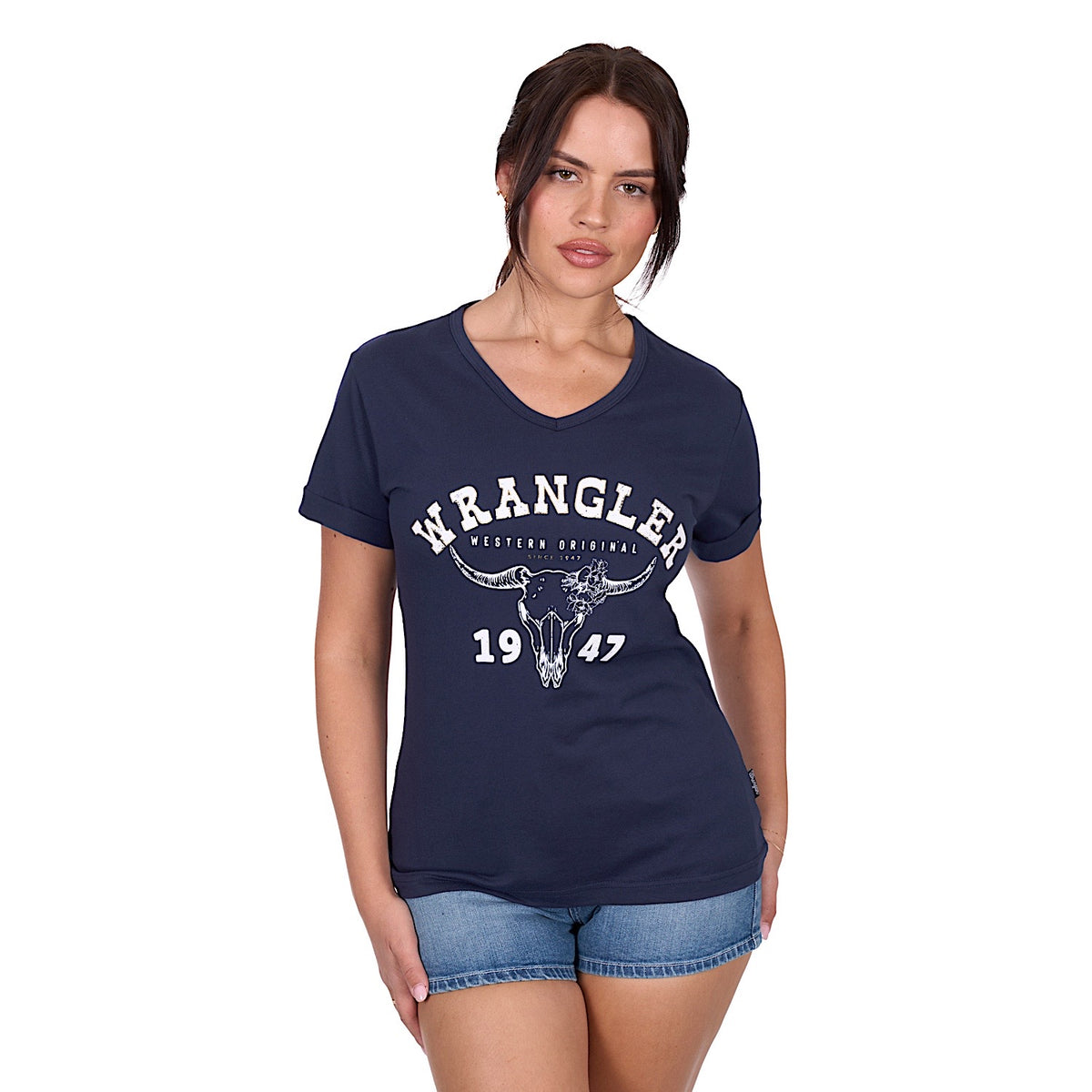 Wrangler Women’s Reese Tee - Navy