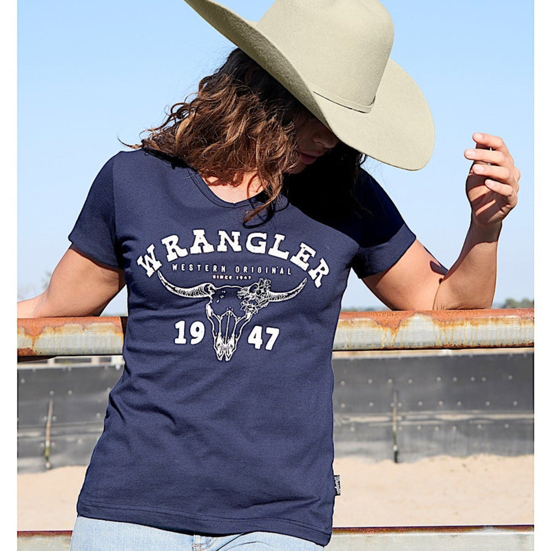 Wrangler Women’s Reese Tee - Navy