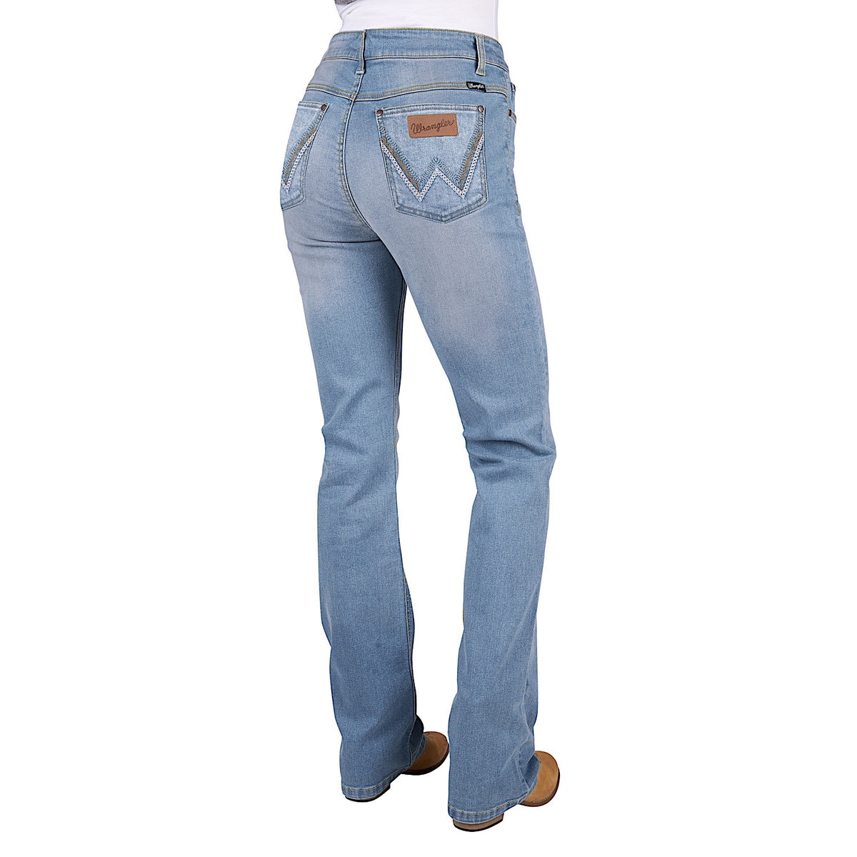 Wrangler Women’s Dillen Hi Rise Jean 34L - Sky