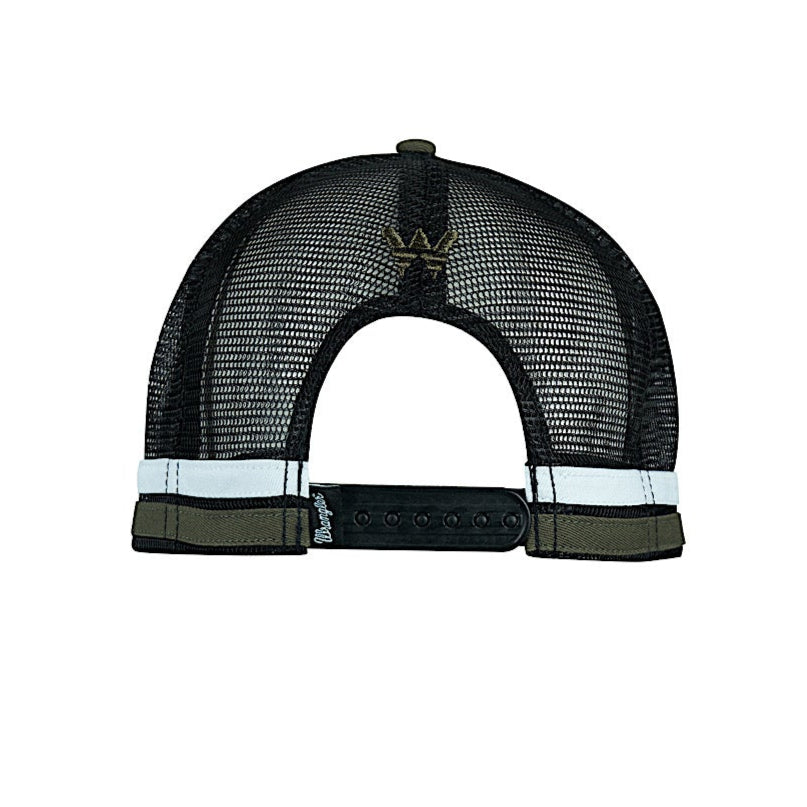Wrangler Logo High Profile Trucker Cap - Cypress