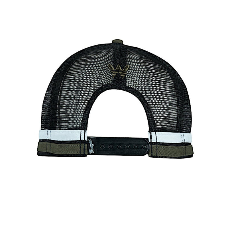Wrangler Logo High Profile Trucker Cap - Cypress