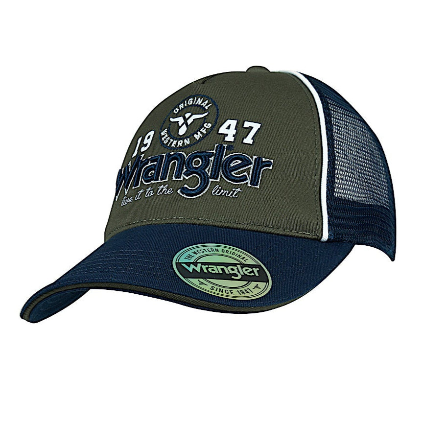 Wrangler Michael Trucker Cap - Cypress/Navy