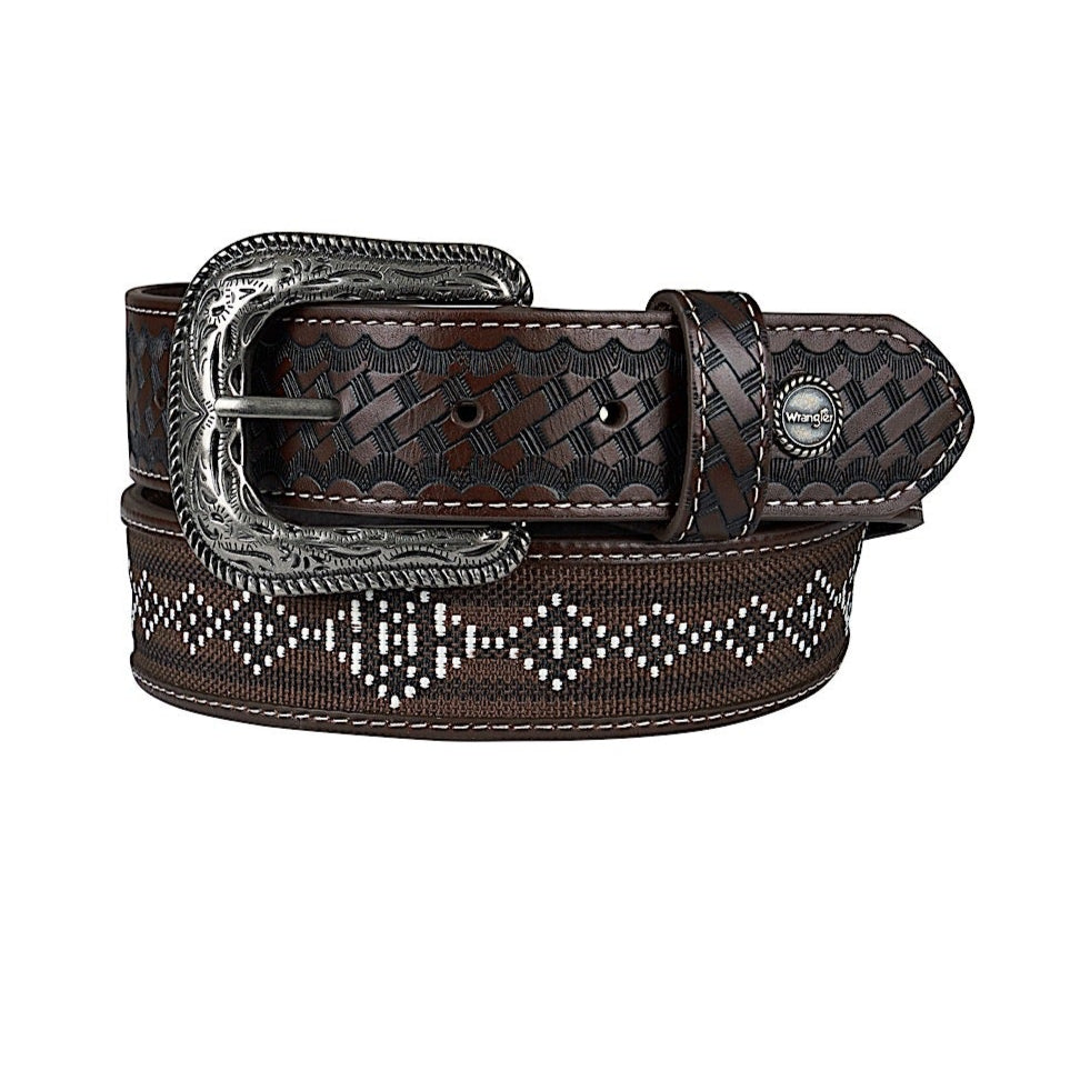 Wrangler Brayson Belt - Dark Tan