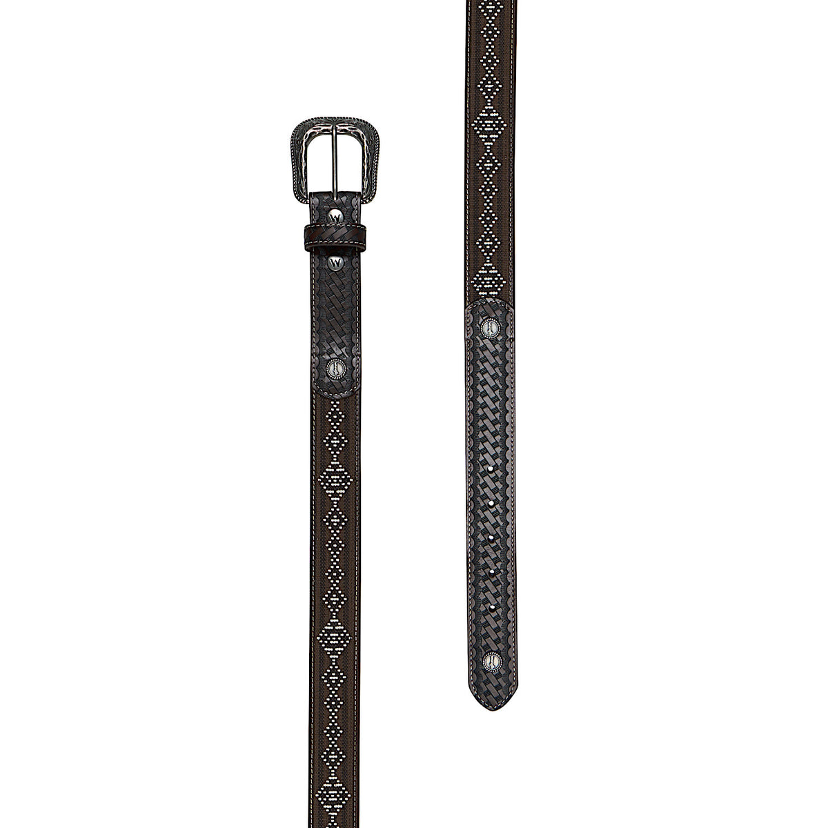 Wrangler Brayson Belt - Dark Tan