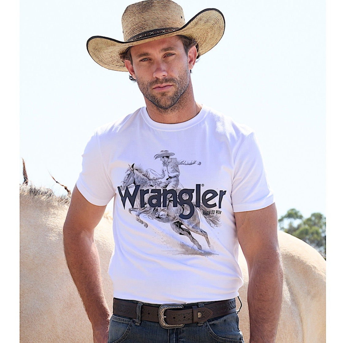 Wrangler Sammy Belt - Dark Tan