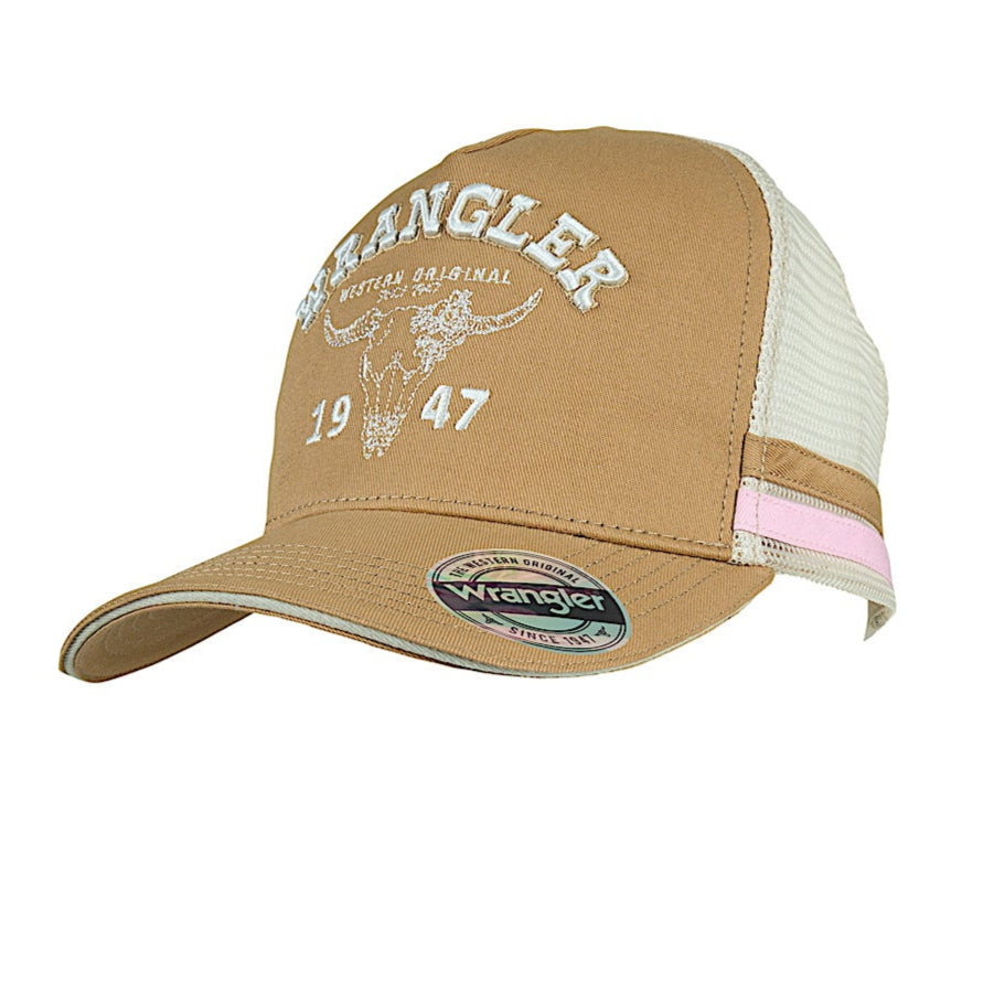 Wrangler Wendy High Profile Trucker Cap - Stone