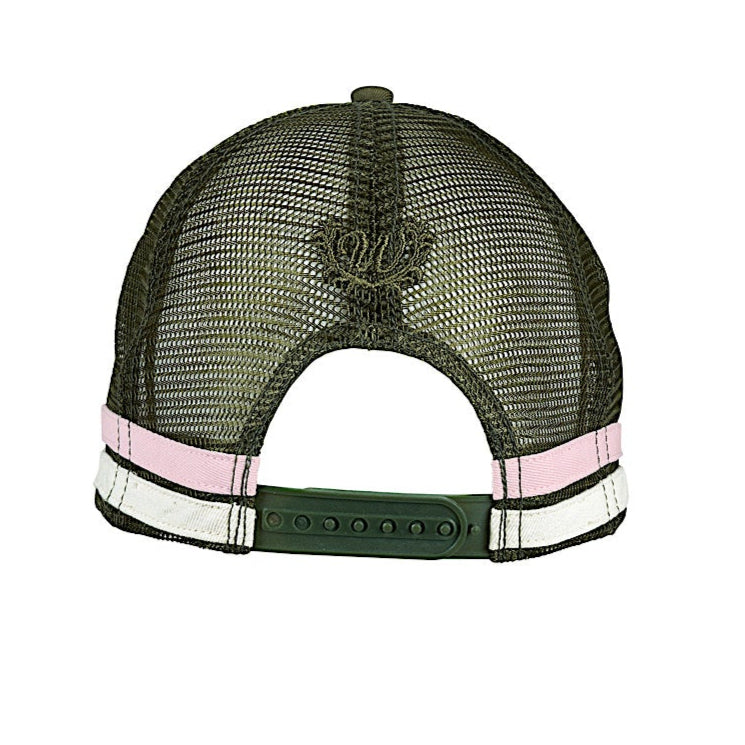 Wrangler Tahlia High Profile Trucker Cap - Olive