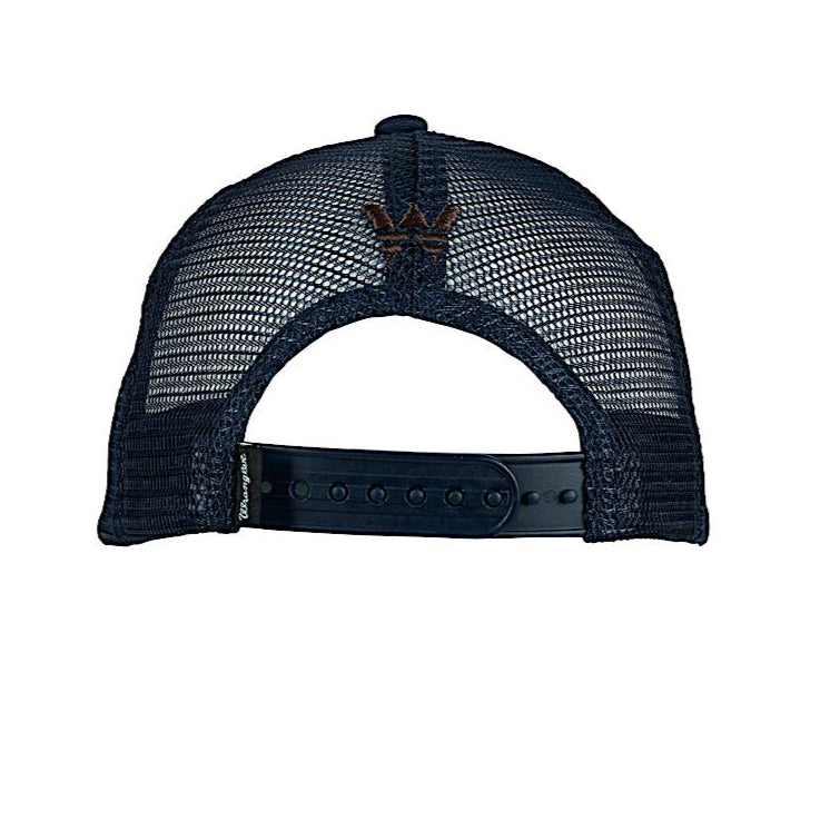 Wrangler Kid’s Robert Trucker Cap - Navy/Dark Tan