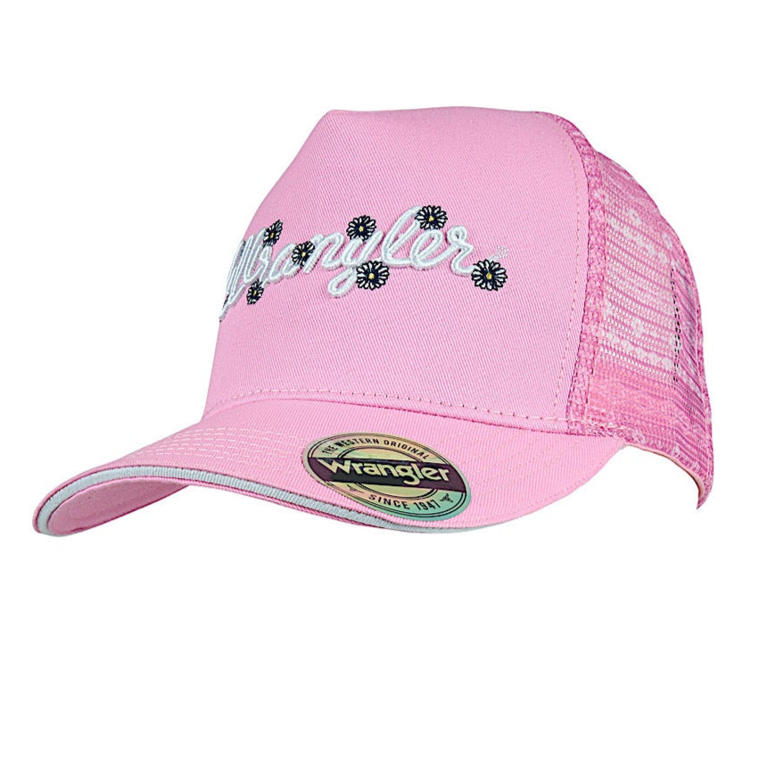 Wrangler Kid’s Aria High Profile Ponytail Cap - Pink
