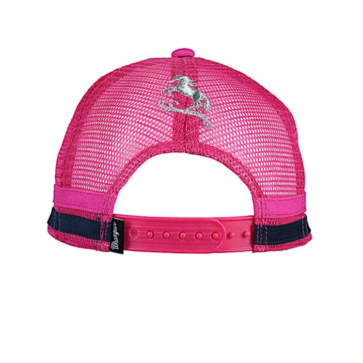 Wrangler Kid’s Marina Trucker Cap - Navy/Pink