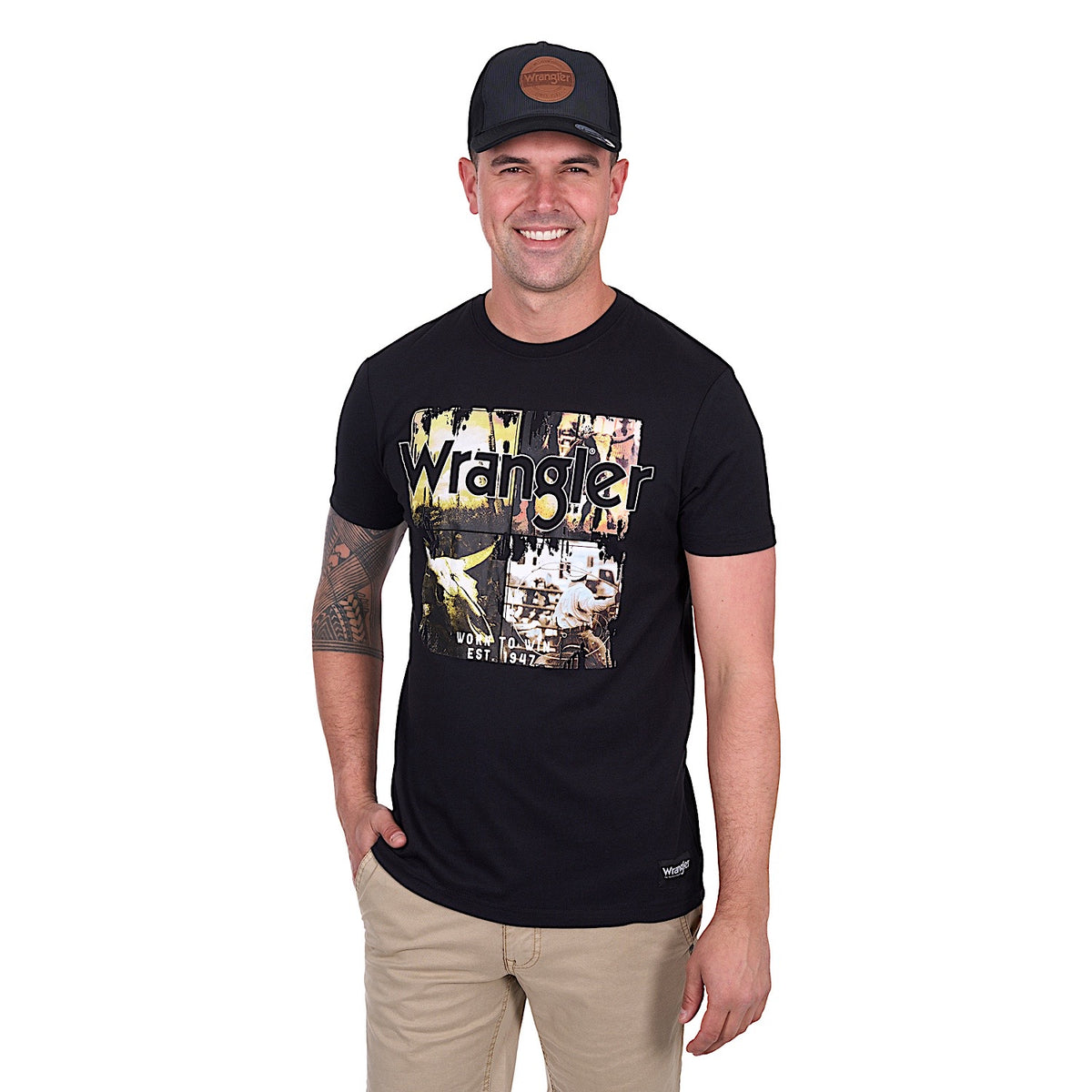Wrangler Men’s Luis Tee - Black