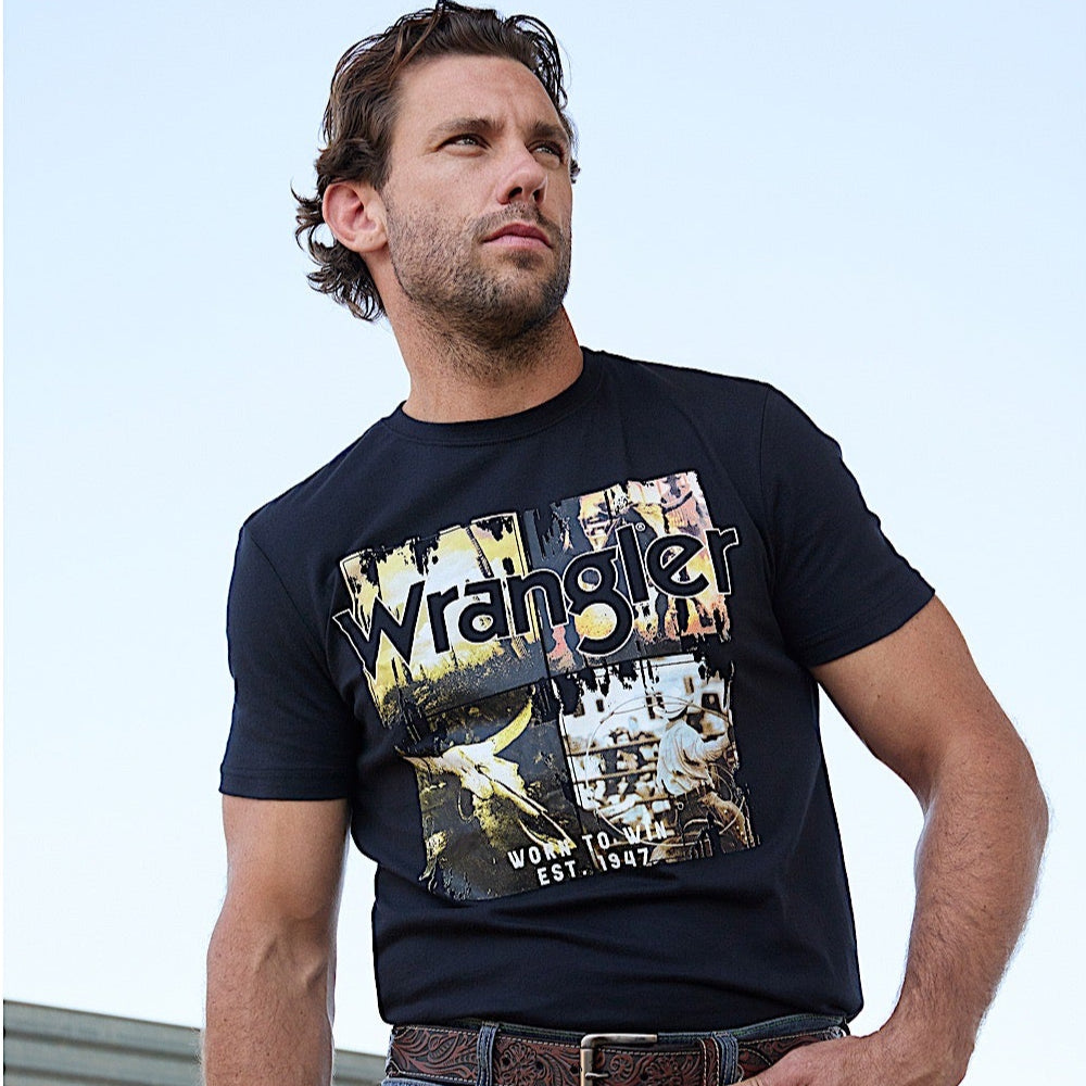 Wrangler Men’s Luis Tee - Black