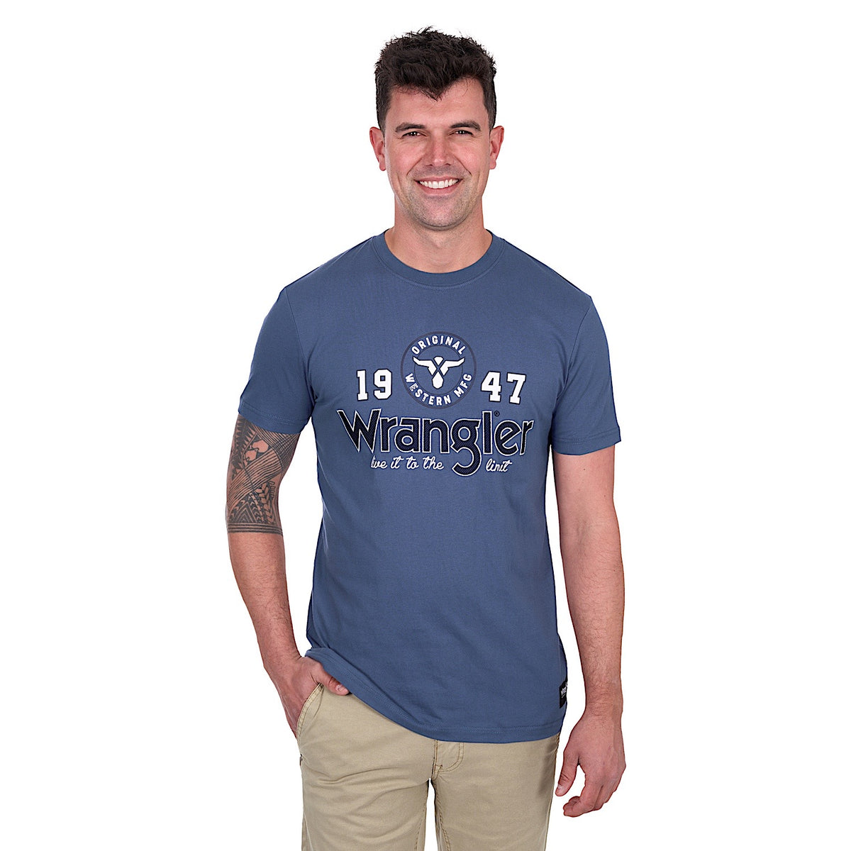 Wrangler Men’s Michael Tee - Denim